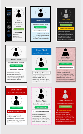 All Templates Pack – Mobile + Desktop CV Library mobile version